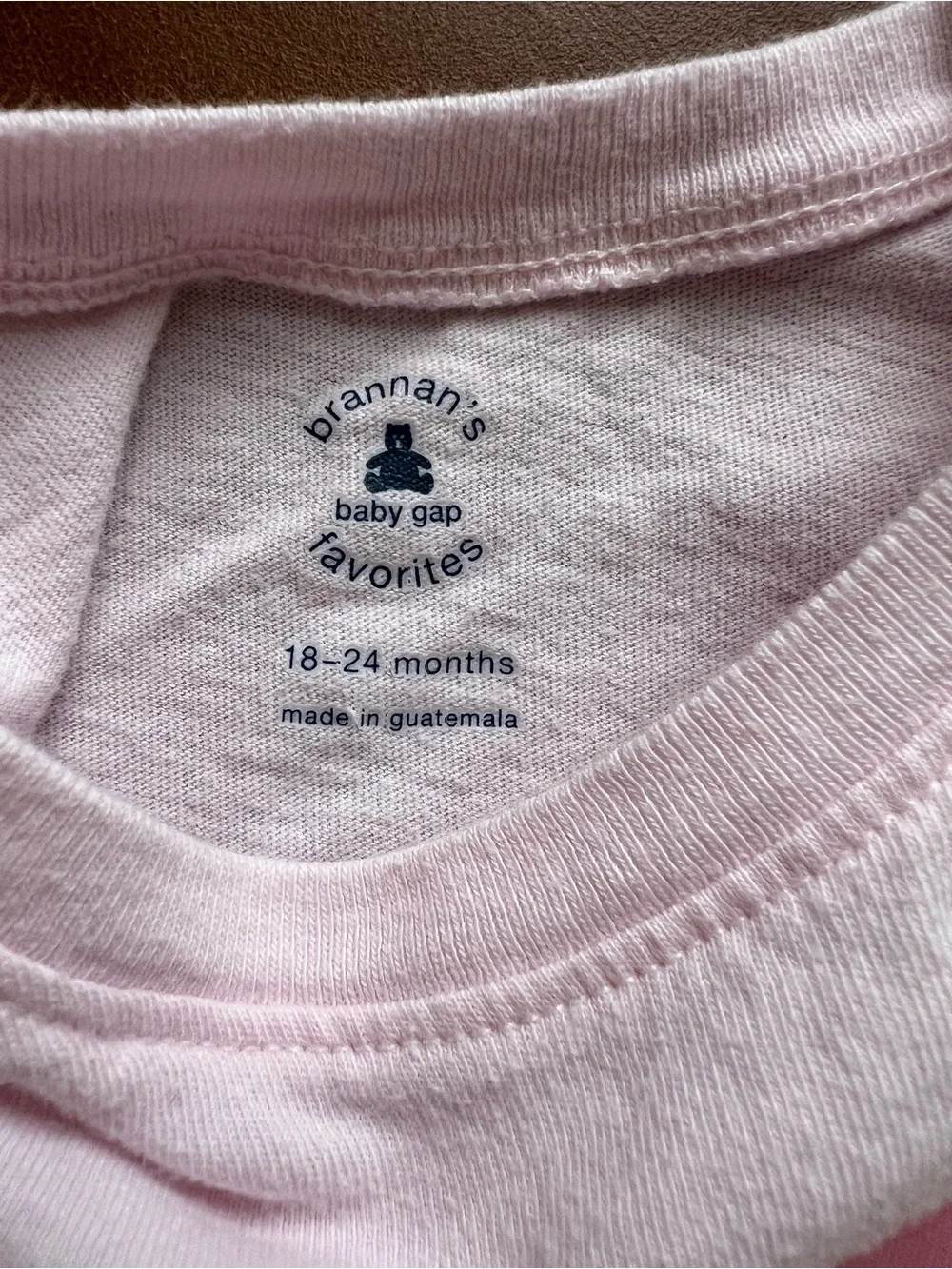 GAP Baby Pink Hearts T-Shirt, 18-24mo